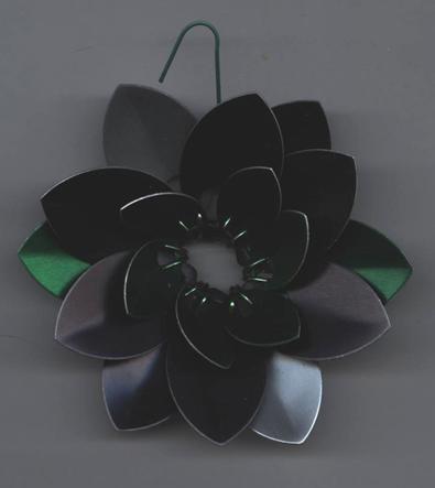 Scale Mail Flower front - large